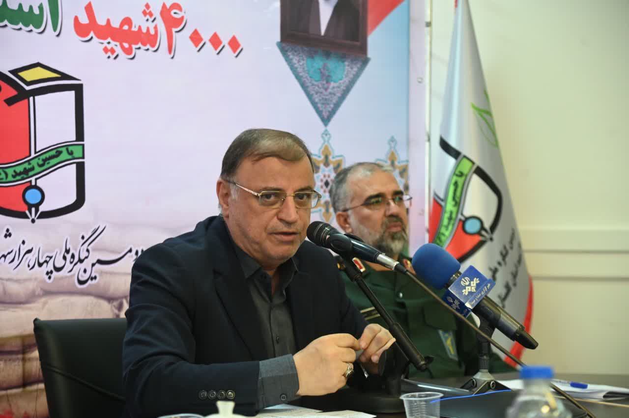 استاندار گلستان: جنگ شناختی وحدت مردم را هدف گرفته؛ مستندسازی فعالیت‌های کنگره ۴۰۰۰ شهید ضروری است